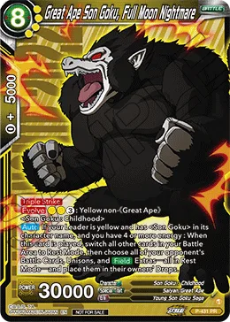 P-431 Great Ape Son Goku, Full Moon Nightmare