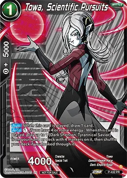 P-432 Towa, Scientific Pursuits