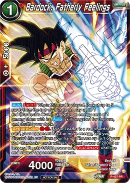 P-437 Bardock, Fatherly Feelings