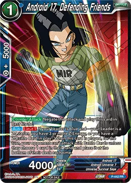 P-442 Android 17, Defending Friends