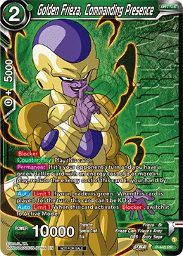 P-445 Golden Frieza, Commanding Presence (Promo)