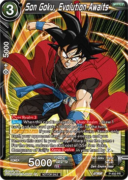 P-450 Son Goku, Evolution Awaits