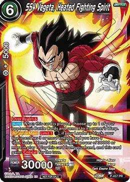P-457 SS4 Vegeta, Heated Fighting Spirit (Promo)