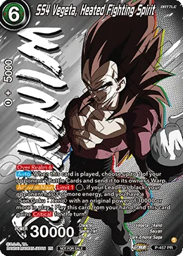P-457 SS4 Vegeta, Heated Fighting Spirit (Promo)