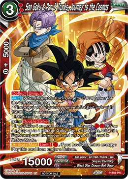 P-459 Son Goku & Pan & Trunks, Journey to the Cosmos