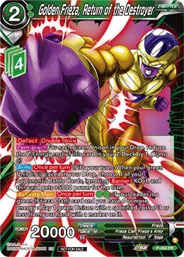 P-464 Golden Frieza, Return of the Destroyer