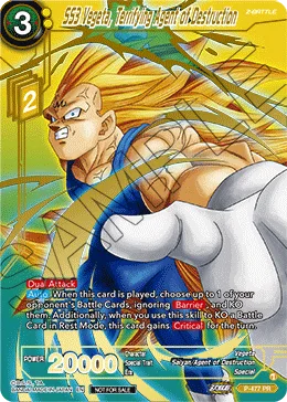 P-477 SS3 Vegeta, Terrifying Agent of Destruction (Promo)