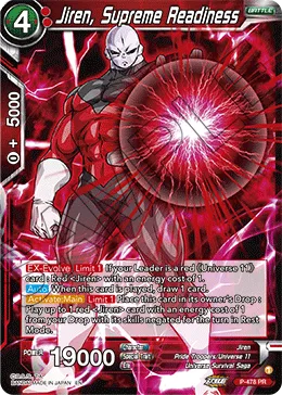 P-478 Jiren, Supreme Readiness