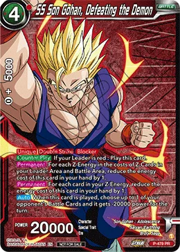 P-479 SS Son Gohan, Defeating the Demon (Promo)