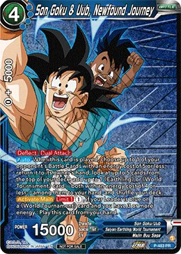 P-483 Son Goku & Uub, Newfound Journey (Promo)