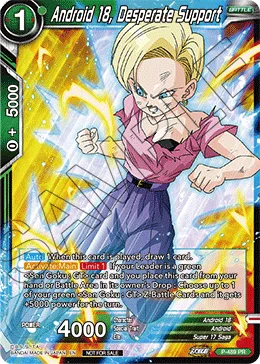 P-489 Android 18, Desperate Support
