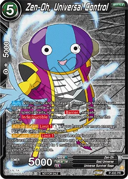 P-493 Zen-Oh, Universal Control (Promo)