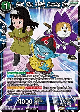 P-502 Pilaf, Shu, & Mai, Cunning Trio