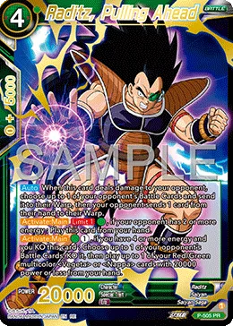 P-505 Raditz, Pulling Ahead (Promo)