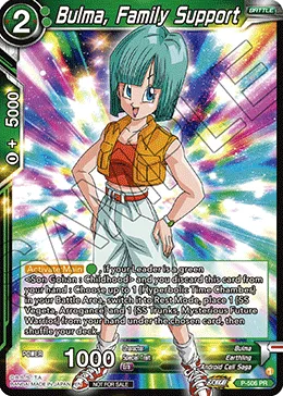 P-506 Bulma, Family Support
