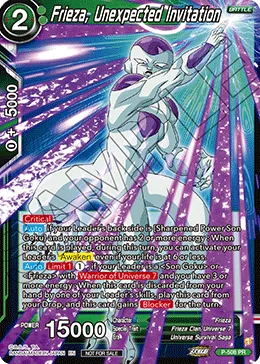 P-508 Frieza, Unexpected Invitation