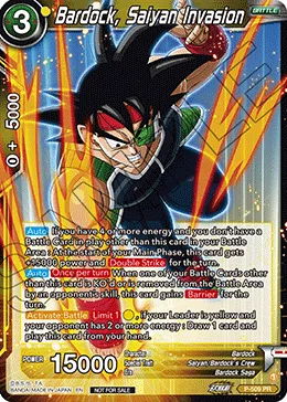 P-509 Bardock, Saiyan Invasion
