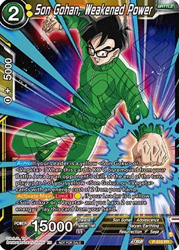 P-510 Son Gohan, Weakened Power