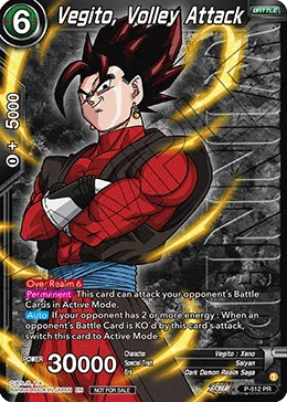 P-512 Vegito : Xeno, Volley Attack (Promo)