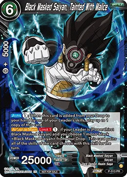 P-513 Black Masked Saiyan, Tainted With Malice