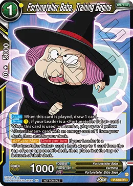P-530 Fortuneteller Baba, Training Begins