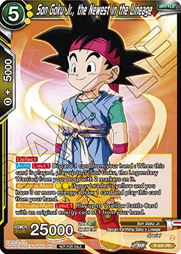 P-531 Son Goku Jr., the Newest in the Lineage