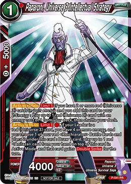 P-541 Paparoni, Universe 3 Intellectual Strategy