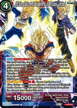 P-553 SS Son Goku & SS Vegeta & SS Trunks, United