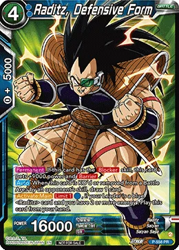 P-558 Raditz, Defensive Form