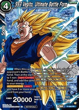 P-560 SS3 Vegito, Ultimate Battle Form (Promo)