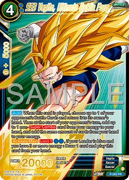 P-560 SS3 Vegito, Ultimate Battle Form (Promo)