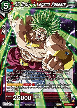 P-572 SS Broly, A Legend Appears