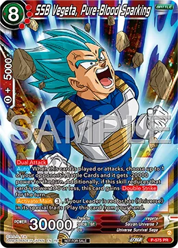P-575 SSB Vegeta, Pure-Blood Sparking (Promo)