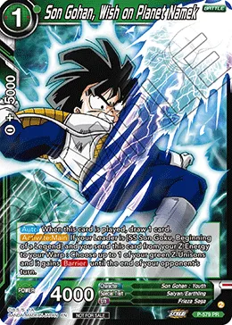 P-579 Son Gohan, Wish on Planet Namek