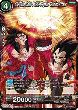 P-585 SS4 Son Goku & SS4 Vegeta, Combo Attack