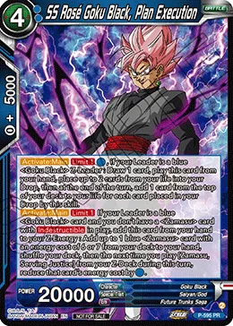 P-595 SS Rosé Goku Black, Plan Execution