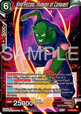 P-602 King Piccolo, Invasion of Conquest