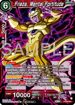 P-603 Frieza, Mental Fortitude