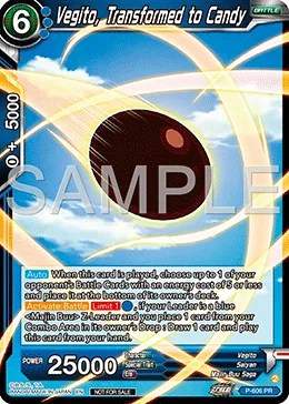 P-606 Vegito, Transformed to Candy
