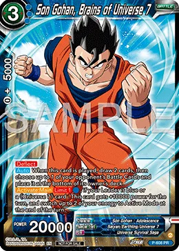 P-608 Son Gohan, Brains of Universe 7