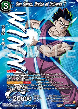 P-608 Son Gohan, Brains of Universe 7 (Promo)