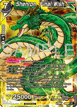 P-616 Shenron, Final Wish