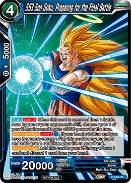 P-618 SS3 Son Goku, Preparing for the Final Battle