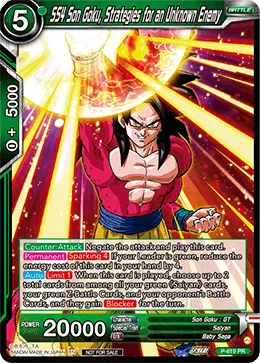 P-619 SS4 Son Goku, Strategies for an Unknown Enemy