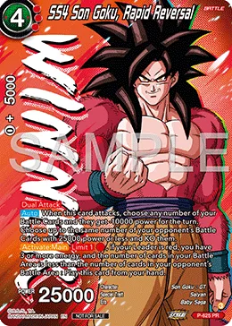 P-625 SS4 Son Goku, Rapid Reversal (Promo)