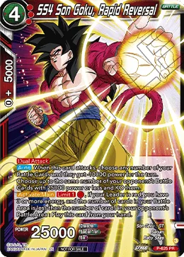 P-625 SS4 Son Goku, Rapid Reversal (Promo)
