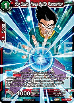 P-626 Son Goten, Fierce Battle Premonition