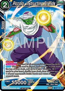 P-629 Piccolo, Instructing Friends