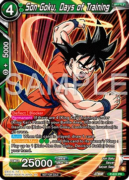 P-631 Son Goku, Days of Training