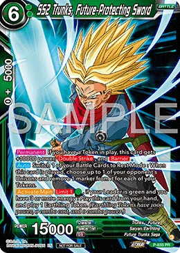 P-633 SS2 Trunks, Future-Protecting Sword